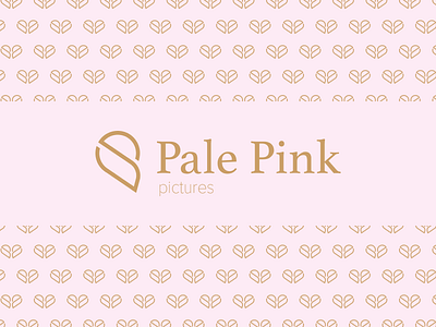 Pale Pink Logotype branding logo logotype monogram monogram logo pale pink pink logo vector