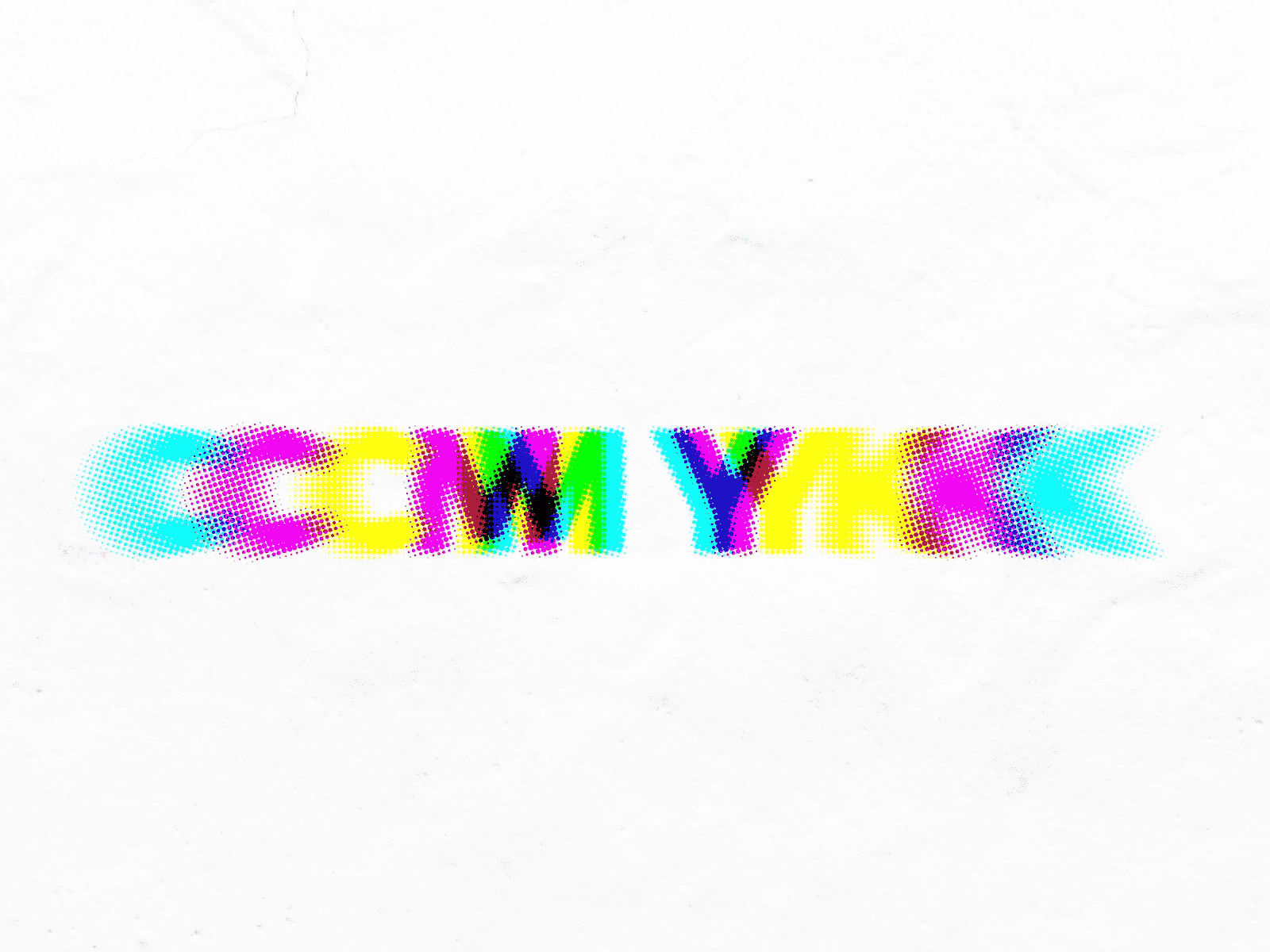 How CMYK works 12fps animation black cmyk cyan halftone key magenta print yellow