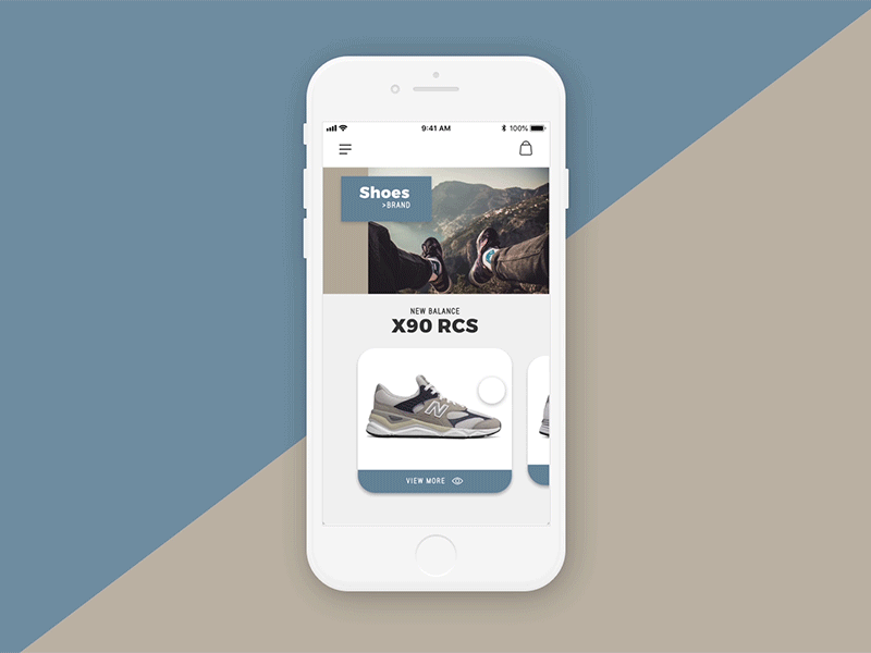 Shoe Store UI concept