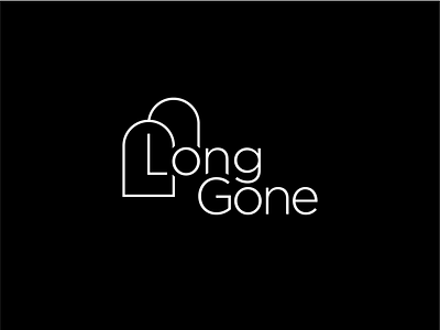 Some things you'll never get back branding death gone headstone icon illustration logo long modern monoline typography vector wordmark