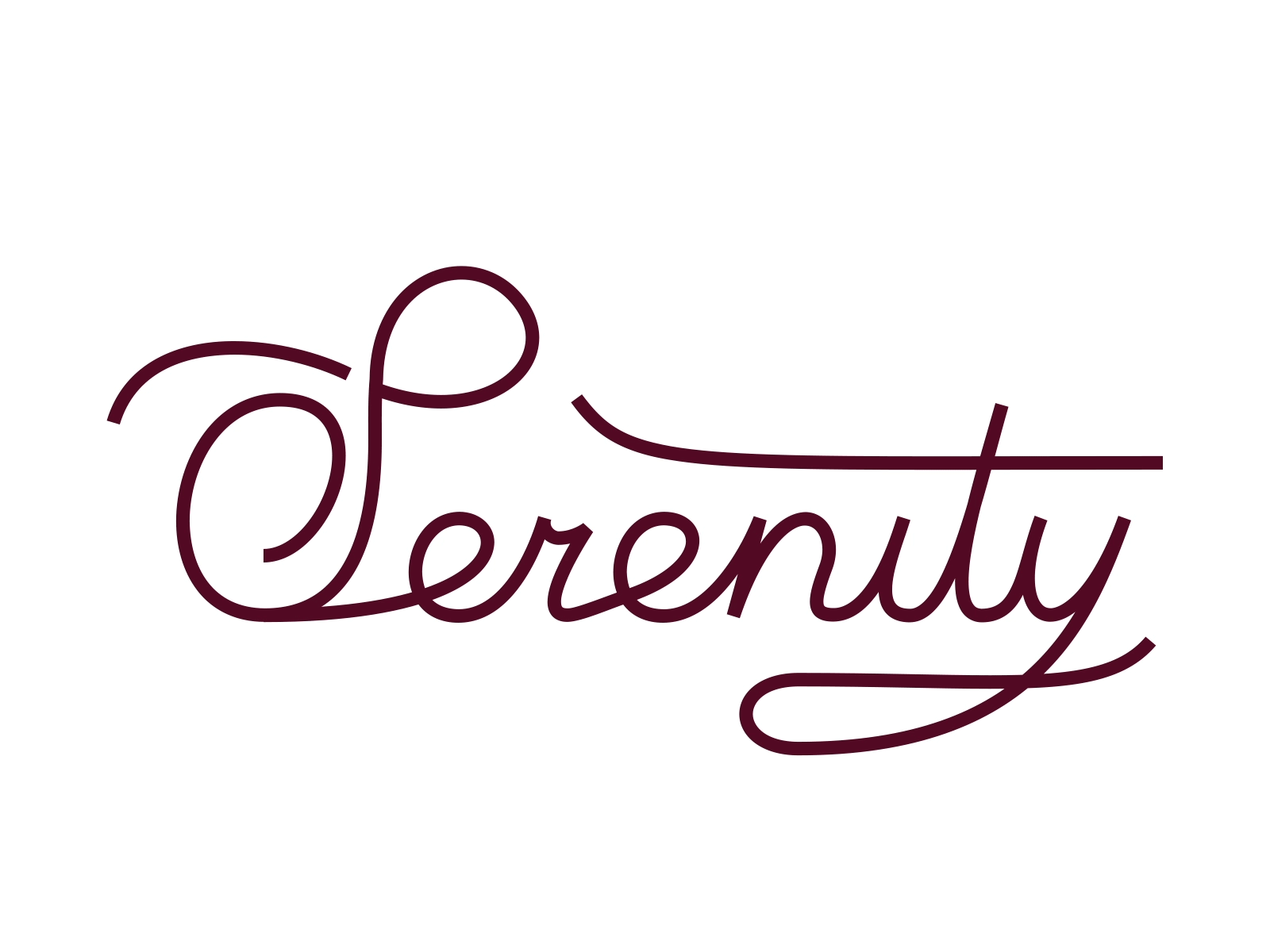 Serenity Wordmark Animation animated animation branding hand handlettering lettering logo logodesign logotype monoline typography wordmark