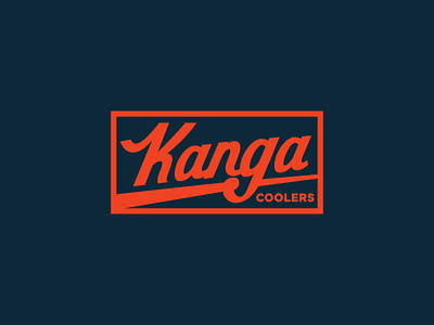 Kanga - Apparel Design alcohol americana apparel badge beer branding cooler design lettering type typography