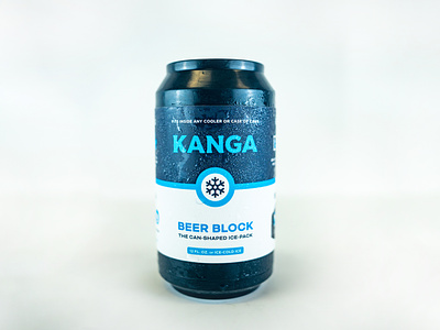 Kanga - Beer Block beer branding cooler design ice icon illustration logo packaging