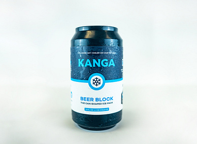 Kanga - Beer Block beer branding cooler design ice icon illustration logo packaging