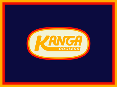Kanga - Gas Station badge beer branding coolers gas station lettering type typedesign typography vintage