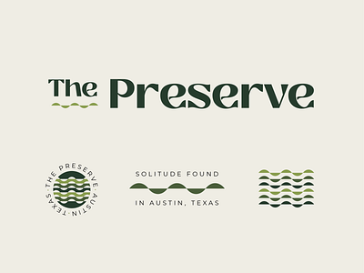 The Preserve - 03 austin badge branding hill country hills identity illustration logo nature pattern texas typography