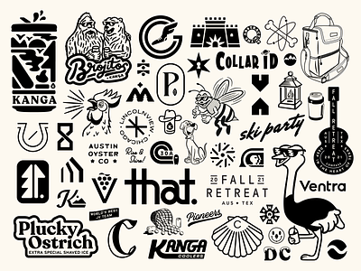 2021 Recap badge beer branding cooler design dog golf guitar horseshoe illustration logo north carolina ostrich pattern real estate restaurant south carolina texas typography vector