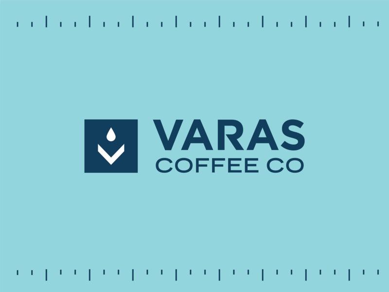 Varas Coffee - 01 americana badge coffee identity identity branding logo logodesign logomark texas v