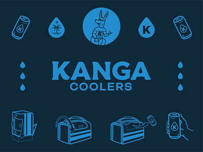 Kanga Coolers Branding