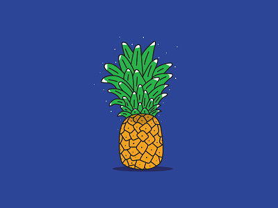 Pineapple design fruits illustration illustrator pineapple vector
