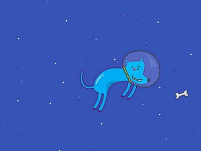 Can Space blue bone can illustration space vector