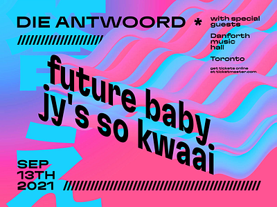 Die Antwoord Show Poster 3d after effects cinema 4d colorful desgin die antwoord evil martians graphic design kinetic typography letters motion design motion graphics music poster poster typographics
