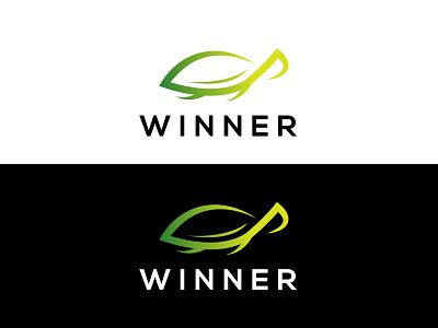 Winner Turtle Logo eco green minimalist turtle turtle winner logo winning ideas