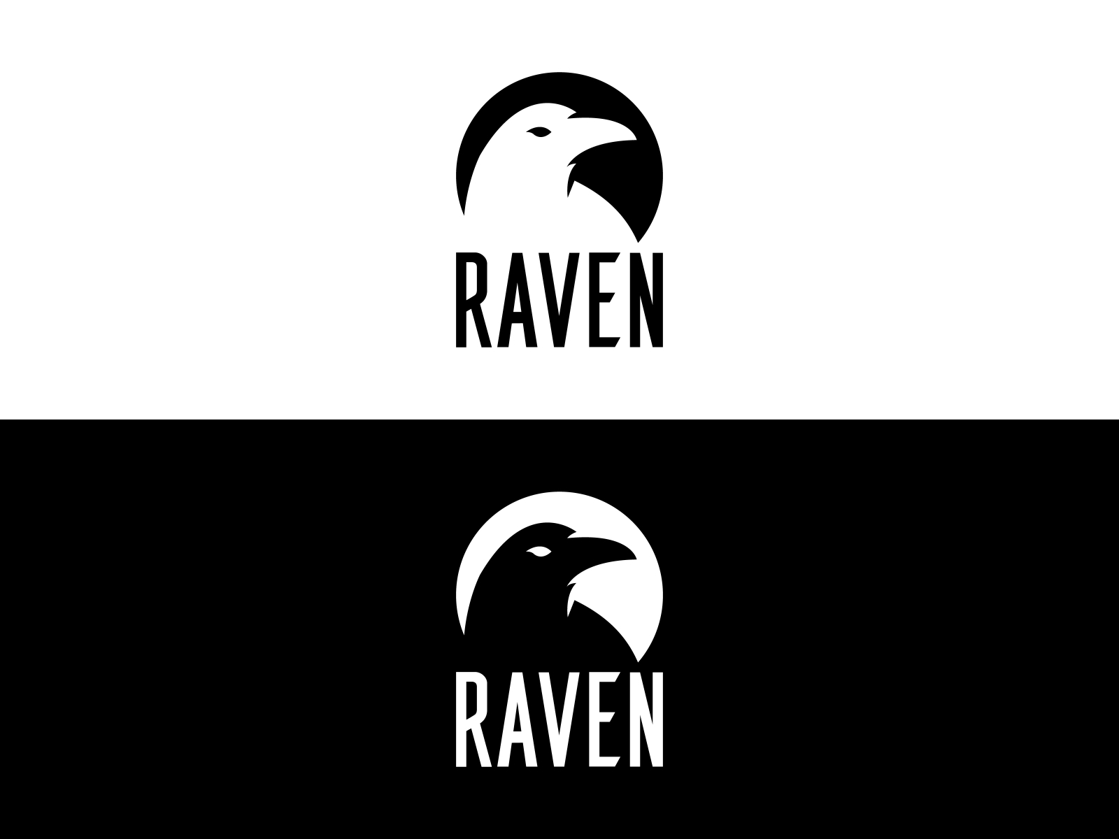 Minimalist Raven Logo By Almas Naveed On Dribbble