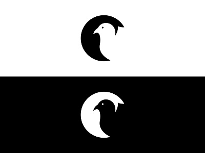 Fishing Bird Logo bird minimal logo fishing bird logo