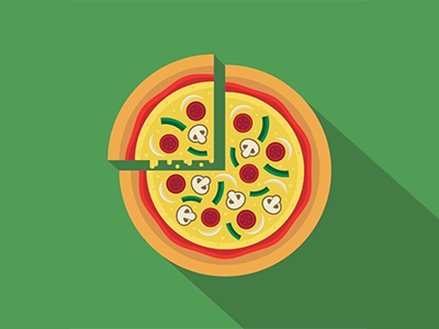 Pizza graphic art icon illustration pizza tgif