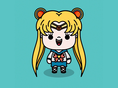 Sailor Moon anime animeart character kawaii manga procreate procreate app sailor moon