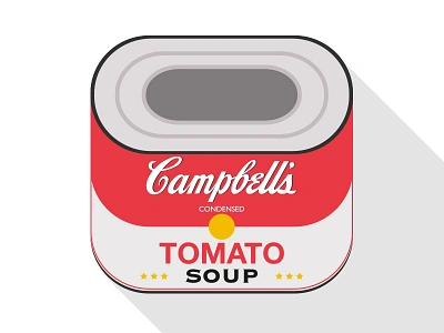 Campbells Tomato Soup iOS7 style campbells design food icon ios ios7 soup tomato wallpaper