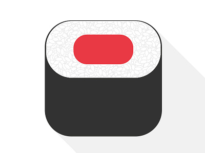 Sushi iOS7 icon design food icon ios ios7 japanese sushi