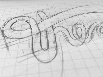 Lettering W.I.P lettering letters logo pencil