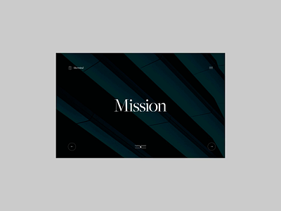Altermind - Mission page animation design effect minimal motion ui web website