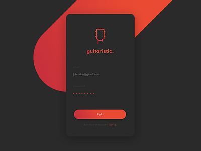 Guitaristic. - Log in ui
