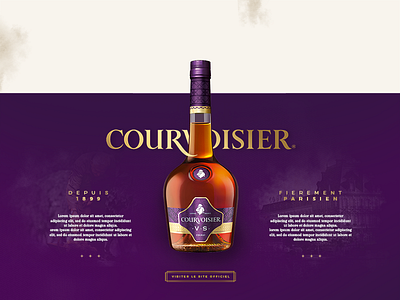 Courvoisier - History history purple ui