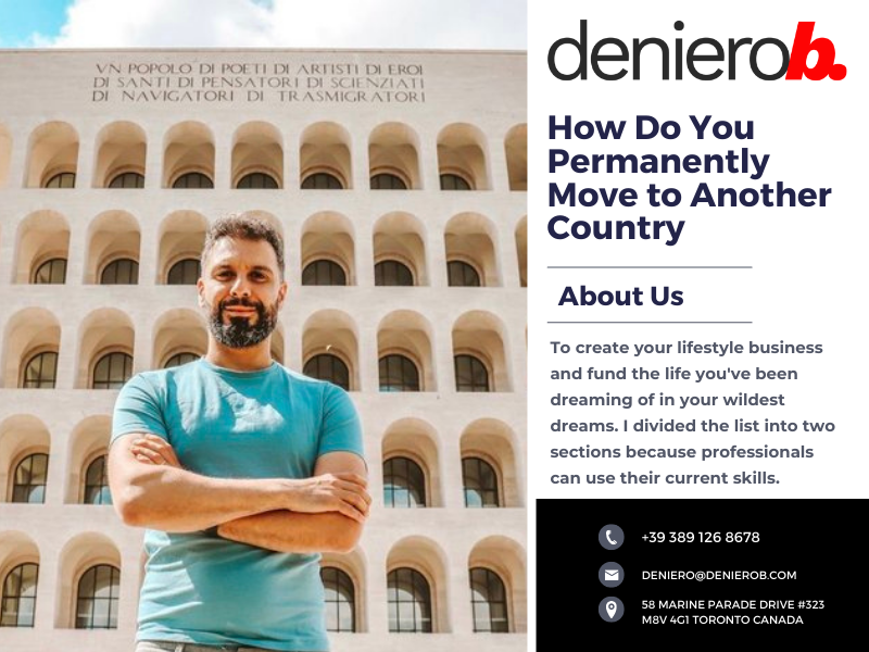 How Do You Permanently Move to Another Country by Deniero Bartolini on Dribbble