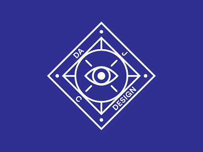 Personal logo art branding compass designer director eye illuminati logo personal