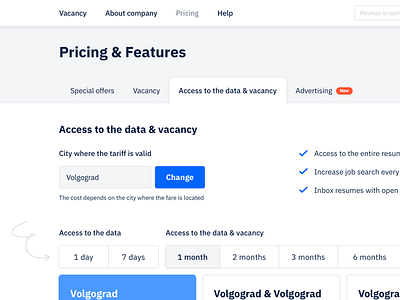 Pricing & Features 🧩 app interface pricing pricing page pricing plan sketch ui uiux web