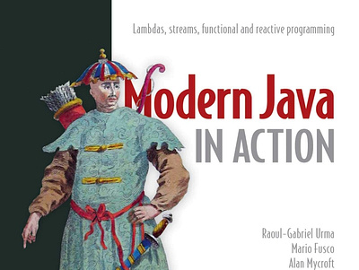 (EBOOK)-Modern Java in Action: Lambdas, streams, functional and app book books branding design download ebook illustration logo ui