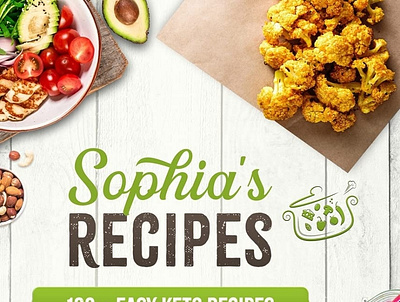 (DOWNLOAD)-Sophia's recipes: 100+easy Keto Recipes Also with Air app book books branding design download ebook illustration logo ui