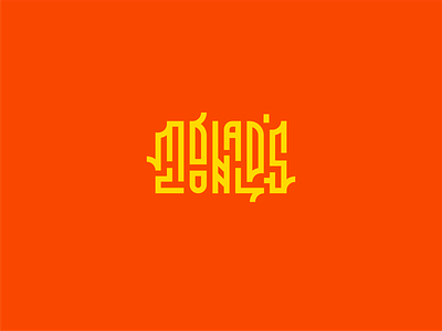 Mc Donald's art brand identity design icon illustration letter lettering logo print rebranding type typogaphy vector