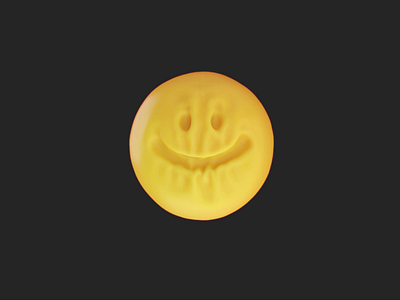 i'm happy 3d 3d animation animated gif emoji happy motion design smile smiley face