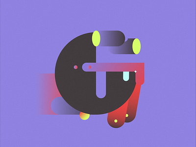 G 36daysoftype 37daysoftype08 animation art illustration letter letters motion typeface typogaphy vector