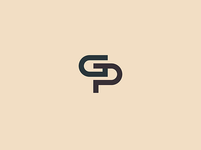 GP - monogram branding design flat gp icon identity logo monogram typography ui ux vector