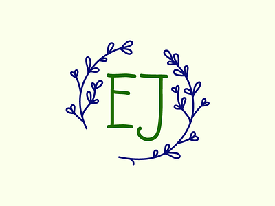 E.J. art branding design ej icon identity logo monogram ui ux vector