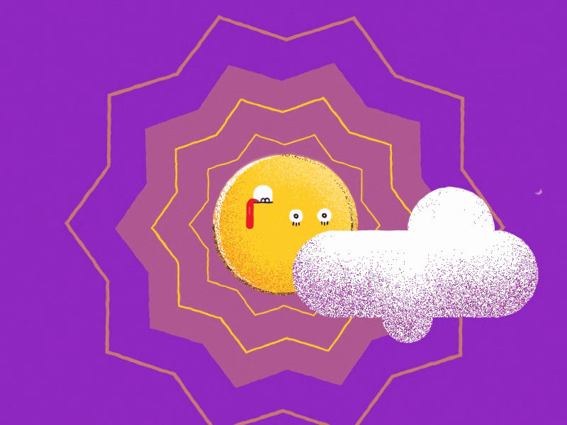 Sun web 2d animation animated gif gif motion after affects animation character vector illustration art