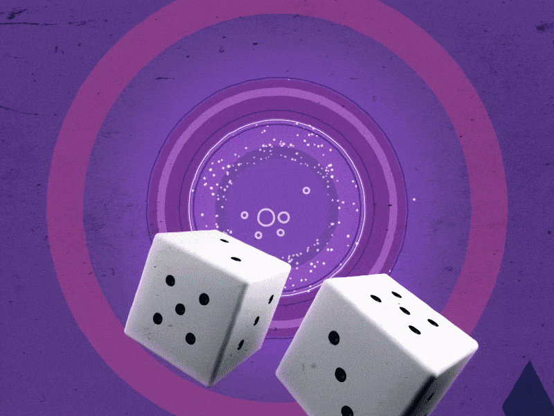 Dice & PS 2d animation after affects animated gif animation art design dice gif illustration motion playstation vector web
