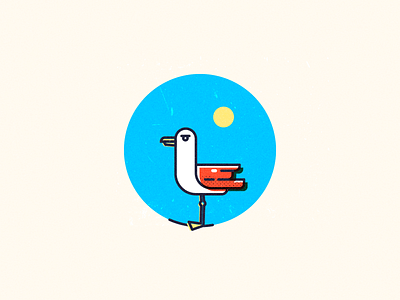 Seagull - summer collection art character design icon illustration logo seagull summer ui vacation vector web