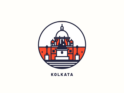 Kolkata art city city illustration design illustration illustration art kolkata logo print vector