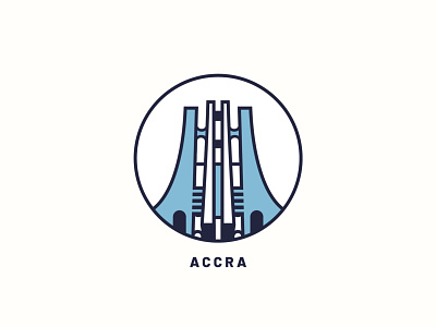 Accra accra art city city branding city illustration design icon illustration print sign vector