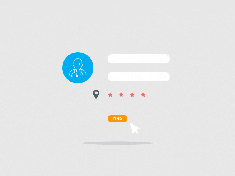 Who need a Doctor? after affects art dailyui design doctor flat illustration minimal motion ui ux web