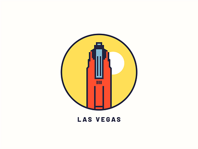 Las Vegas art city city illustration design flat icon illustration las vegas logo ui ux vector vegas web
