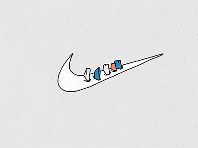 Nike, eat your enemies!!! art enemy icon illustration illustration art illustrator logo nike poster poster art print ui ux web
