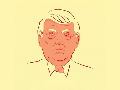 Trump america design donald graphic illustration president trump us