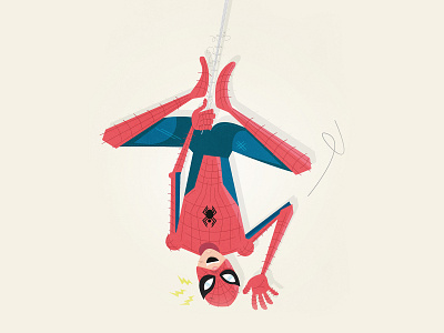 Spider-man character comics design disney illustration marvel ps4 spider man spiderman vector web