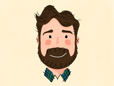 I Cut My Hair! avatar beard character characterdesign illustration portrait