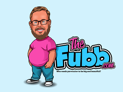 The fubb branding caricature design character design design graphic design illustration logo logo design mascot design