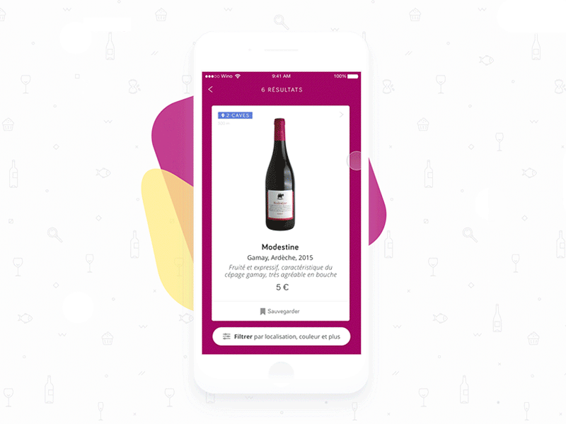 Wino mobile app | Find the best wine application bottle bottle of wine filters mobile results saved search suggestion wine